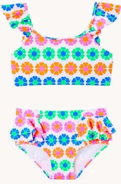 Girls Neon Fun Crop Set