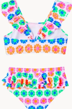 Girls Neon Fun Crop Set