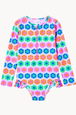Girls Neon Fun Sunsuit
