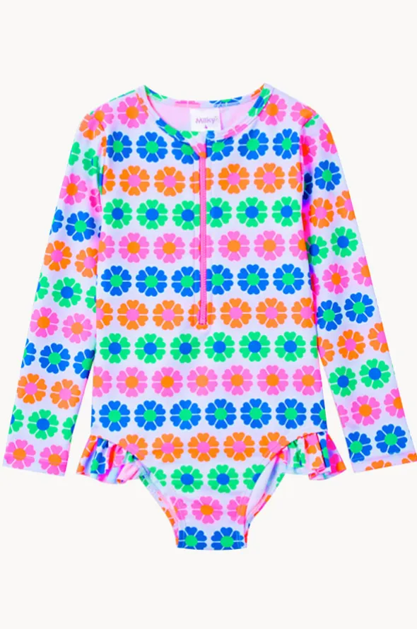 Girls Neon Fun Sunsuit