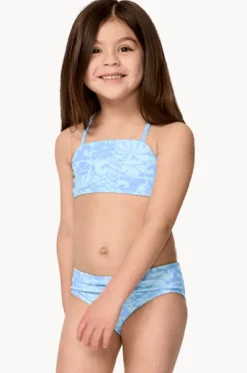 Girls Oceanic Rib Crop Set