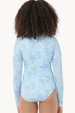 Girls Oceanic Rib Sunsuit