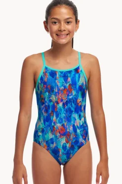 Girls Paint Press Diamond Back One Piece