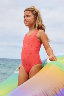 Girls Palm Tree One Piece