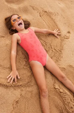 Girls Palm Tree One Piece