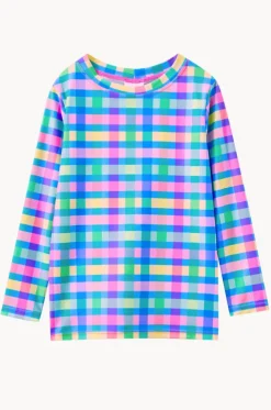 Girls Picnic Check Suntop