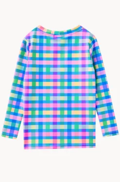 Girls Picnic Check Suntop