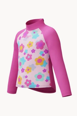 Girls Print Long Sleeve Suntop