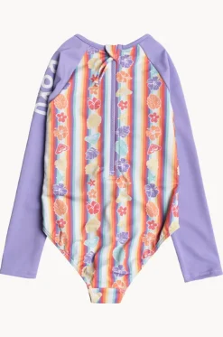 Girls Rainbow Bay Stripe Sunsuit