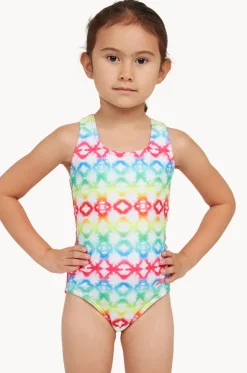 Girls Rainbow Haze Action Back One Piece