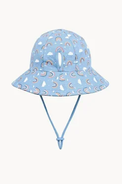 Girls Rainbow Ponytail Bucket Hat