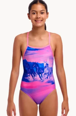 Girls Ride Time Tie Me Tight One Piece
