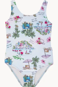 Girls Secret Vacay Cut Out One Piece