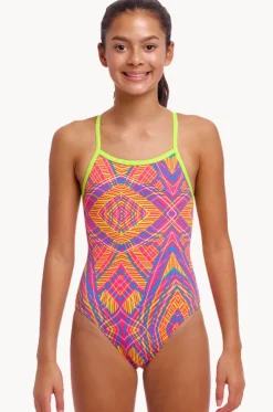 Girls Sound Stopper Single Strap One Piece