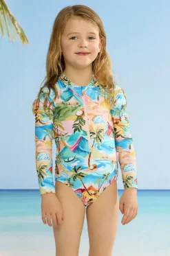 Girls South Pacific Sunsuit
