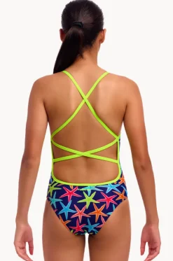 Girls Starry Night Strapped In One Piece