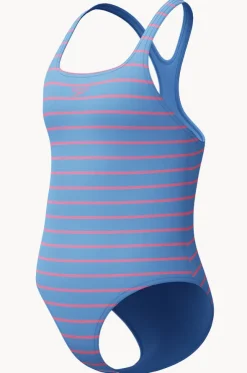 Girls Stripe Medalist One Piece
