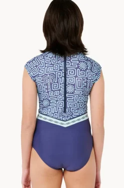 Girls Sunset Luau Sunsuit