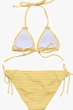 Girls Sunshine Stripe Tri Set