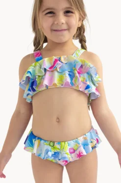 Girls Surrealism Frill Crop Set