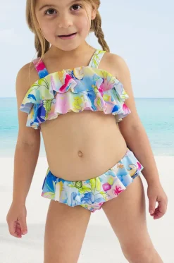 Girls Surrealism Frill Crop Set