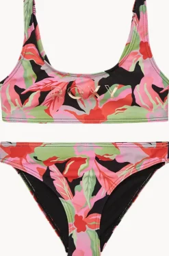 Girls The Moves Floral Active Bralette Set