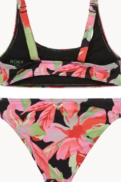 Girls The Moves Floral Active Bralette Set