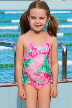 Girls Tropic Palm One Piece