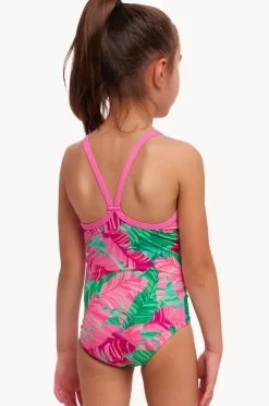 Girls Tropic Palm One Piece