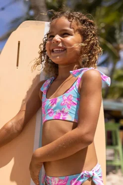 Girls Tropical Glow Crop Set