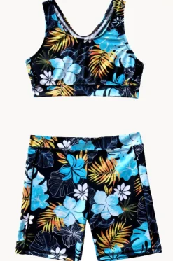Girls Tropicana Action Crop Set