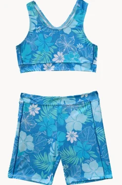 Girls Tropicana Action Crop Set