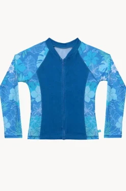 Girls Tropicana Long Sleeve Suntop