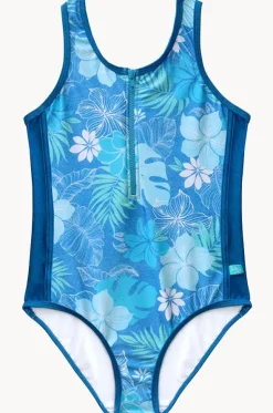 Girls Tropicana Zip One Piece
