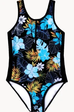 Girls Tropicana Zip One Piece