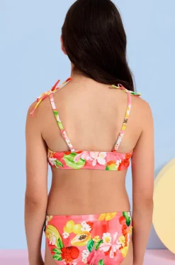 Girls Tropique Tie Crop Set