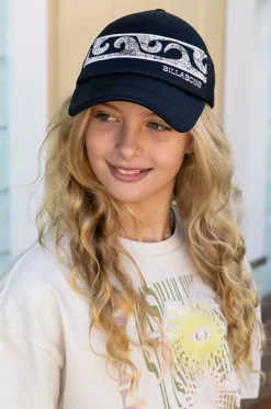 Girls Wave Fade Trucker Cap
