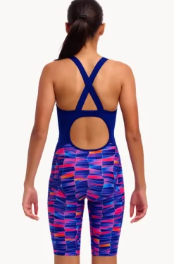 Girls Wet Wave Fast Training One Piece