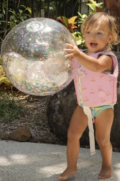 Glitter Cotton Candy 3D Inflatable Beach Ball