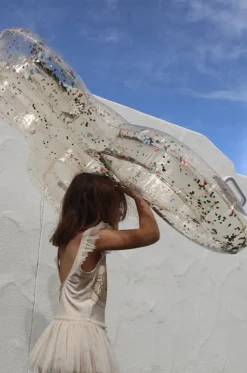 Glitter Cotton Candy Kids Lie On Float