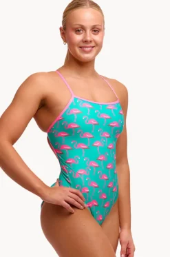 Go Flamingo Single Strap One Piece