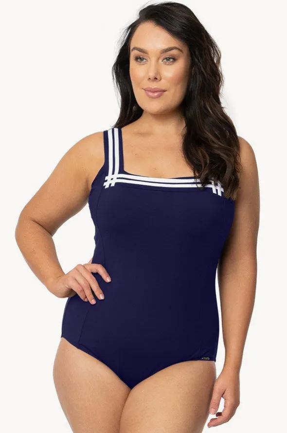 Heritage Square Neck One Piece