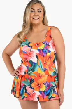 Hibiscus Honey Swim Dress +