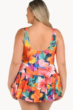 Hibiscus Honey Swim Dress +