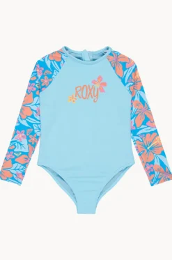 Hibiscus Hugs Long Sleeve Sunsuit