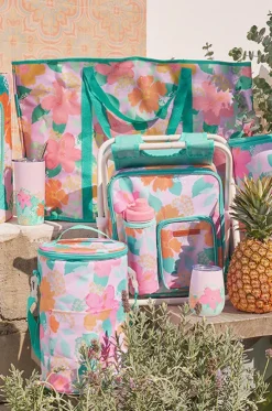 Hibiscus Jumbo Beach Bag
