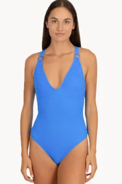 Ibiza Plunge Open Back One Piece