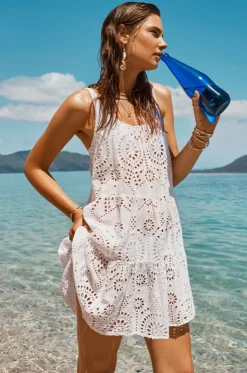 Ibiza Tie Back Short Sundress