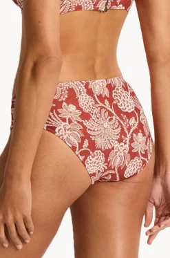 Inez Mid Rise Ruched Pant