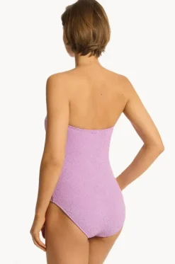 Interlace Seamless Bandeau One Piece
